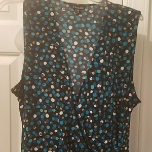 Sleeveless V Neck blouse